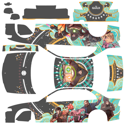 Garek/Wiseguy Nopixel GTARP custom evo texures - THE GUILD